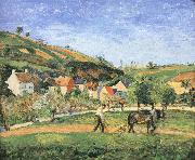 Camille Pissarro Men farming France oil painting artist